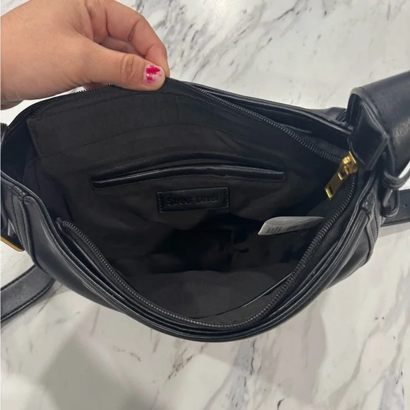 Flour Half Moon Crossbody Women's Street Level Black - Picture 8 of 15